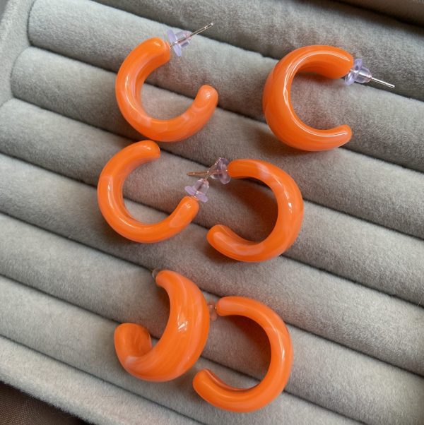 Orange Earrings
