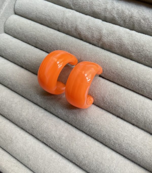 Orange Earrings - Image 2