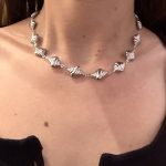 BUBBLE SILVER NECKLACE