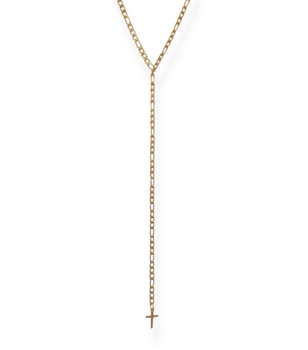 CLASSIC CROSS TIE CHAIN NECKLACE