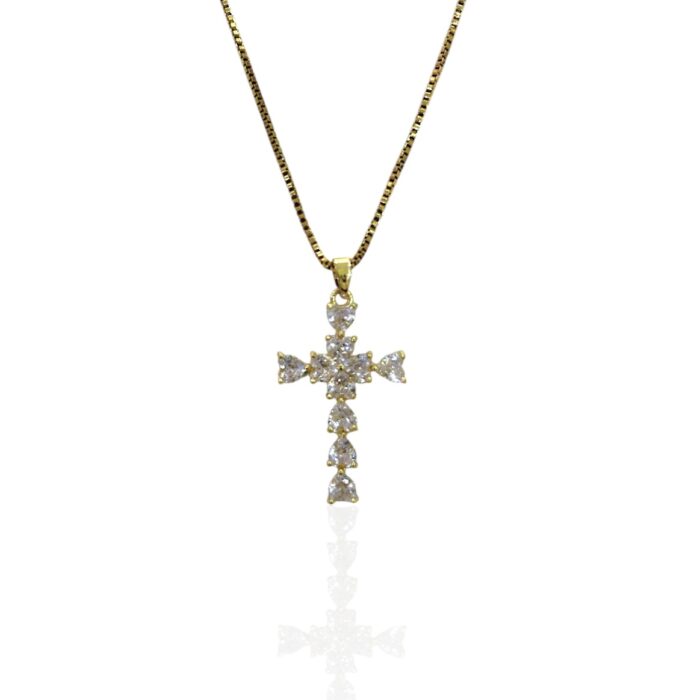 LOVERS CROSS NECKLACE
