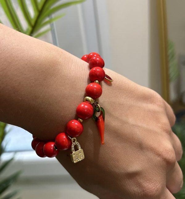 RED EROSS BRACELET - Image 2