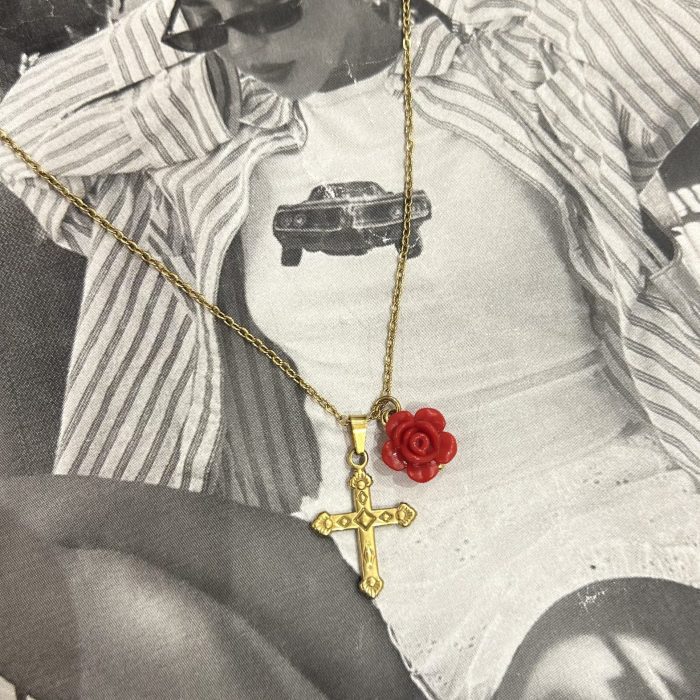 IZABEL CROSS NECKLACE