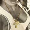 DUO CROSS NECKLACE