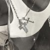 DUO CROSS NECKLACE - Image 2