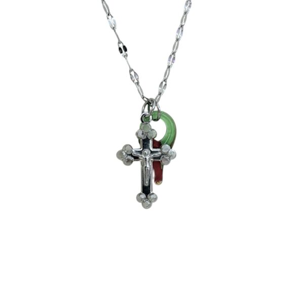 CILIA CROSS NECKLACE - Image 1