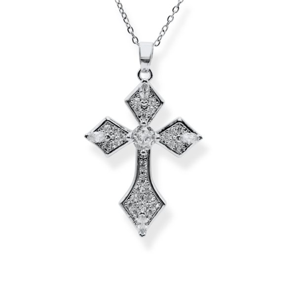 GLAM CROSS NECKLACE - Image 2