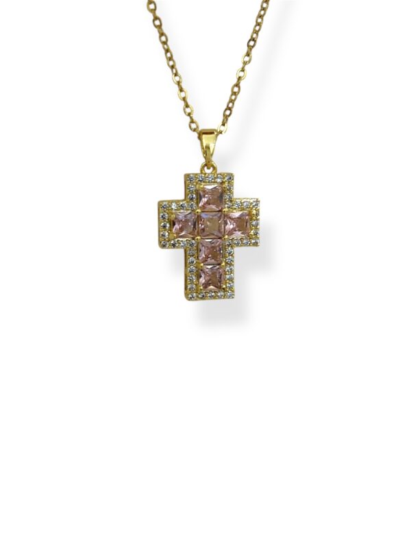 CURLYN CROSS NECKLACE - Image 2