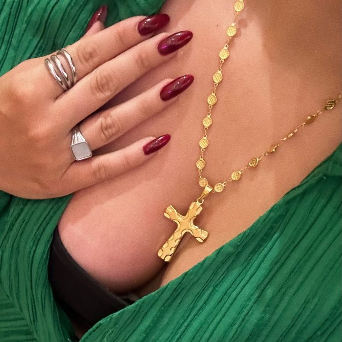 KARL CROSS NECKLACE