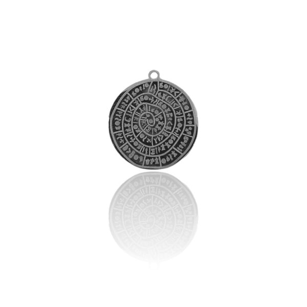 SILVER DISK CHARM