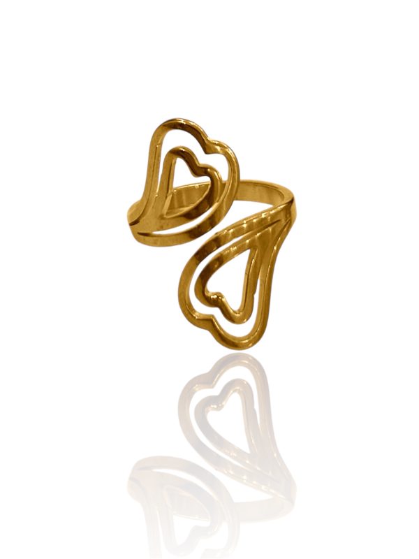 DUO HEART RING