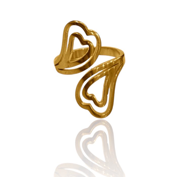 DUO HEART RING