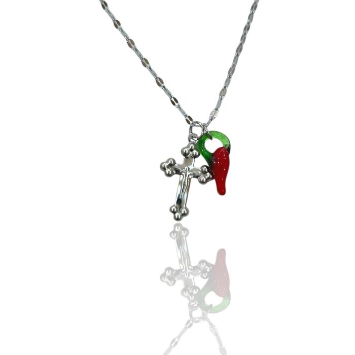 CILIA CROSS NECKLACE