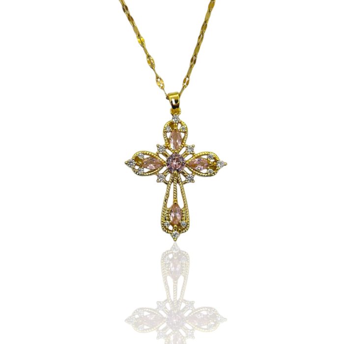 PINKY CROSS NECKLACE