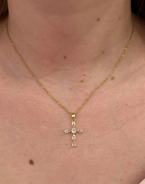 MARIE CROSS NECKLACE - Image 3