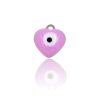 PINK EYE SILVER CHARM