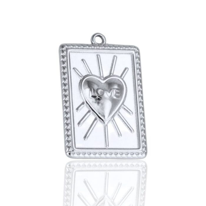 LOVE SILVER CHARM