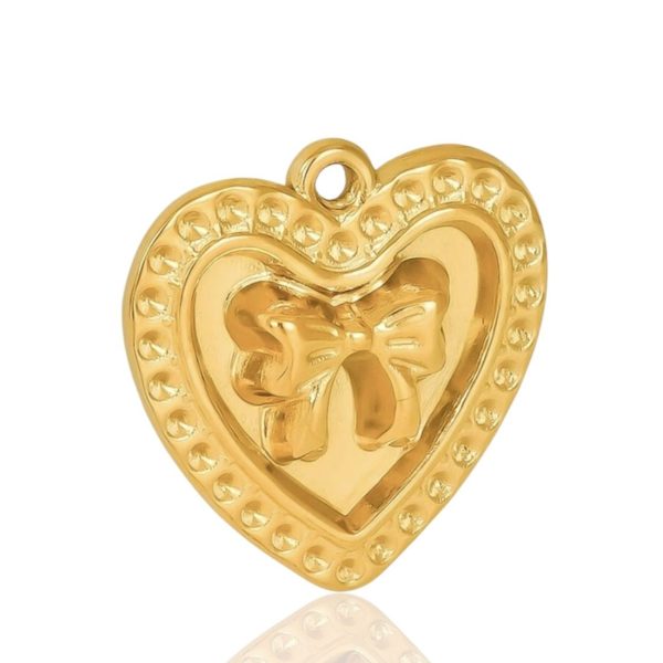 HEART BOW CHARM