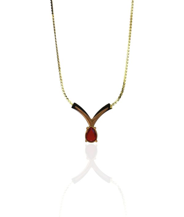 RED BOLY NECKLACE