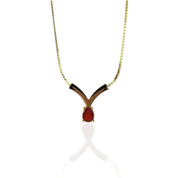 RED BOLY NECKLACE