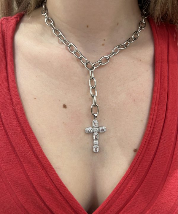 RONY CROSS NECKLACE - Image 2