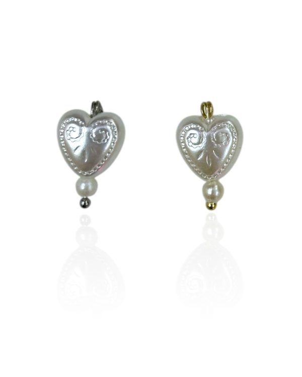 PEARLY HEART CHARMS