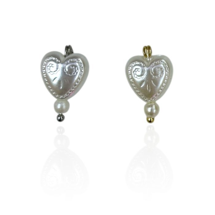 PEARLY HEART CHARMS