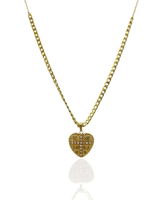 PHILACT HEART NECKLACE