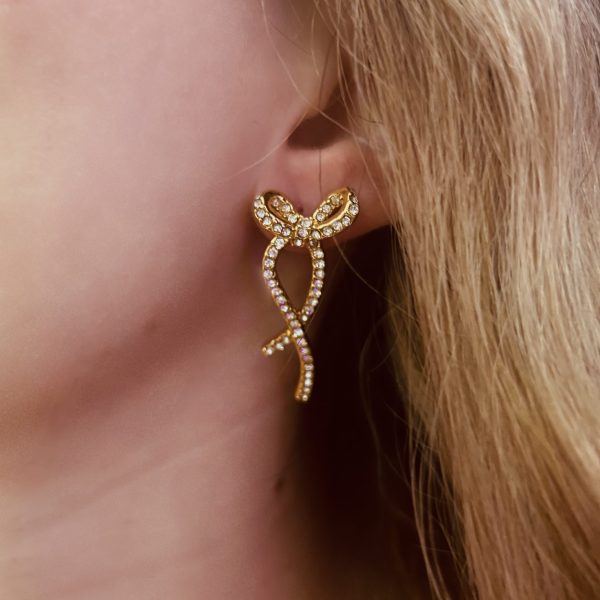 GIRLYS BOW  EARRINGS - Image 2