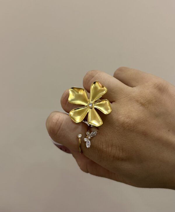 FLOWER BIGY RING - Image 3