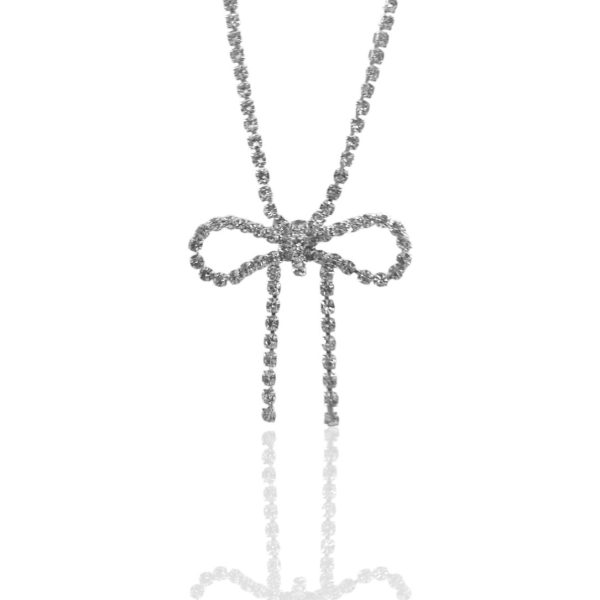 BOW SPARKLE NECKLACE