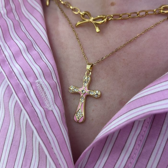 BARBIE CROSS NECKLACE