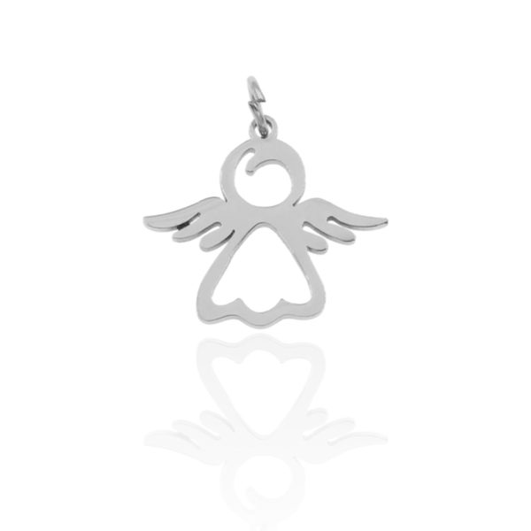 SILVER ANGEL CHARM