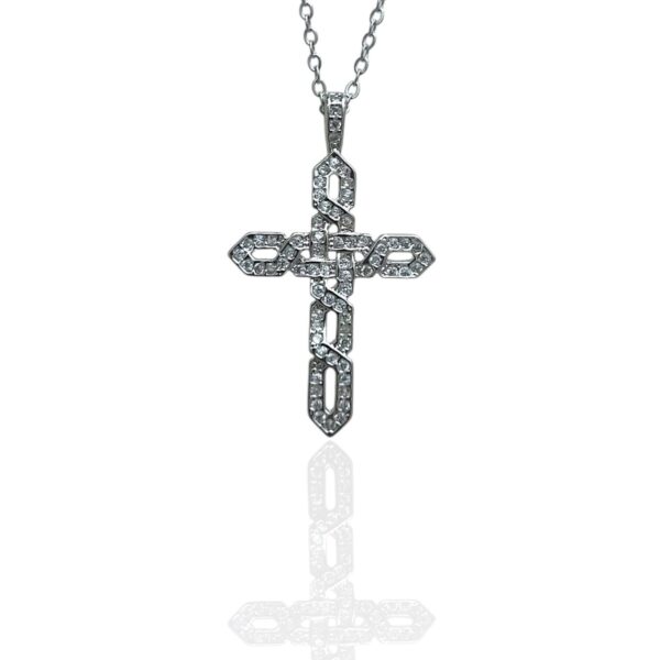 DEZY CROSS NECKLACE - Image 1