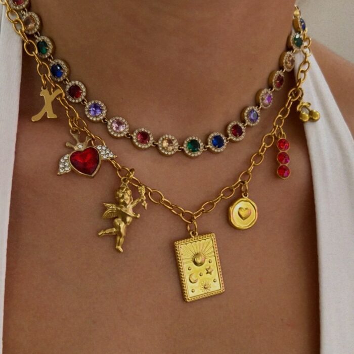 FAITH CHARM NECKLACE CHAIN