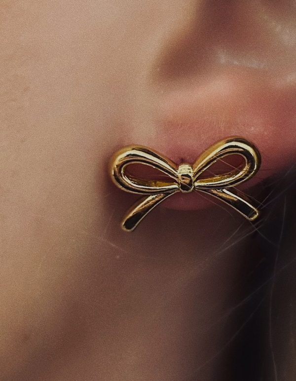 MINI BOW EARRINGS - Image 2