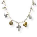MIX CROSS CHARM NECKLACE