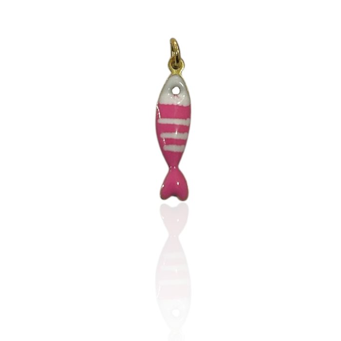 PINK  FISH CHARM 1,7CM