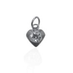 MINI HEART CHARM 1CM