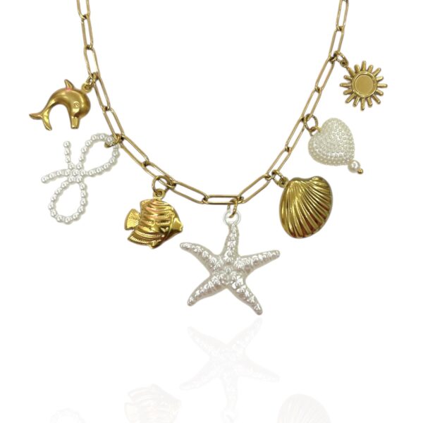 OCEAN CHARM NECKLACE
