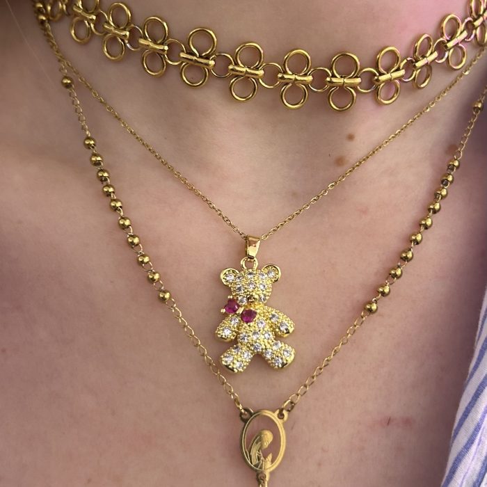 GIRLY BEAR NECKLACE