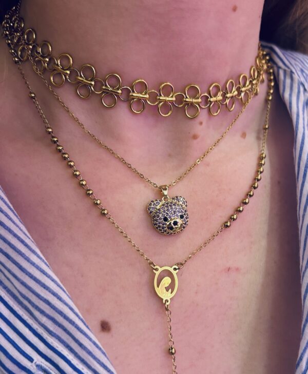 LILA BEAR NECKLACE - Image 2