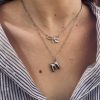 MINI BUBBLE MONOGRAM NECKLACE - Image 2