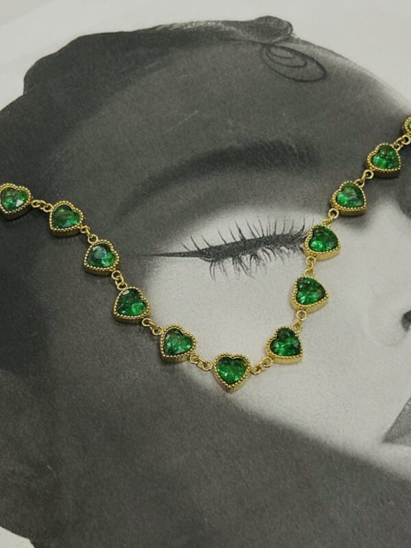 GREEN HEART BRACELET - Image 3