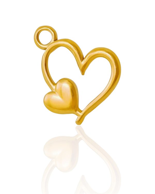 DUO HEART CHARM - Image 2