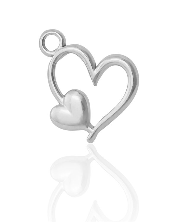 DUO HEART CHARM