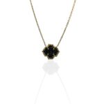 BLACK CROSS NECKLACE