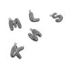 MINI BUBBLE MONOGRAM NECKLACE - Image 3