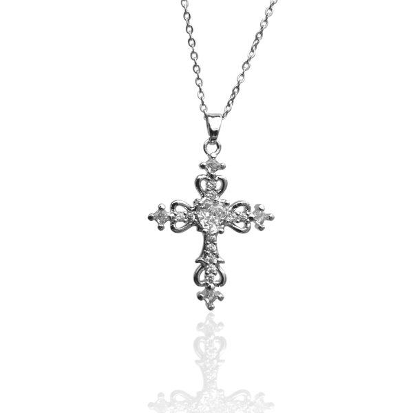 HEART CROSS NECKLACE