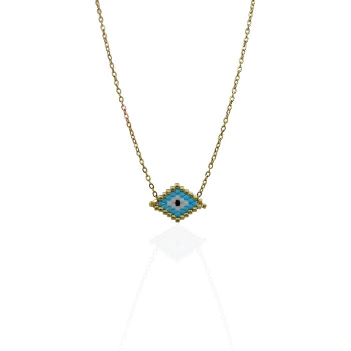 SUMMERY EYE BLOU NECKLACE